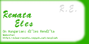 renata eles business card